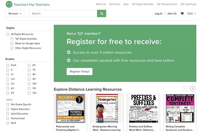 TeachersPayTeachers.com