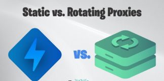 Static vs. rotating proxies