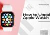 unpair apple watch