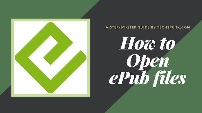 How to open epub files