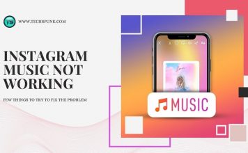 instagram music not working