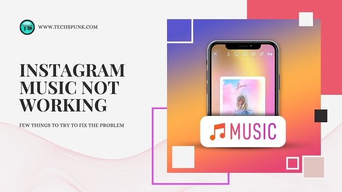 instagram music not working