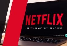 netflix free trial without credit card