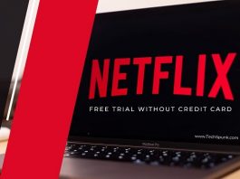 netflix free trial without credit card