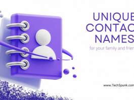 unique contact names