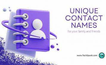 unique contact names