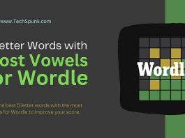 5 letter words with most vowels