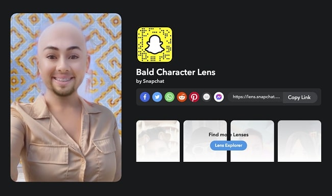bald filter on snapchat