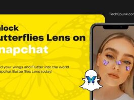 unlock the butterflies lens on snapchat