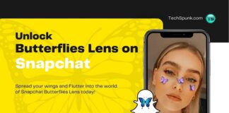 unlock the butterflies lens on snapchat