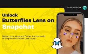 unlock the butterflies lens on snapchat