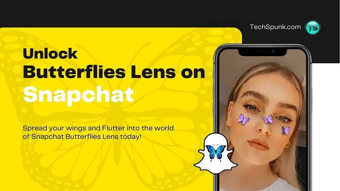 unlock the butterflies lens on snapchat