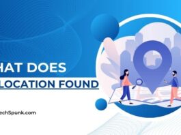 what does no location found mean