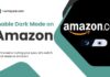 enable dark mode on amazon app