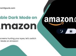 enable dark mode on amazon app