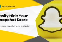 how to hide your snapchat score