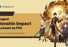 how to log out of genshin impact account on ps4