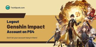 how to log out of genshin impact account on ps4