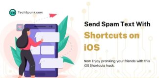 how to send spam text with shortcuts