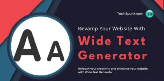 wide text generator