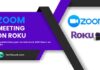 zoom meetings on roku