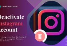 deactivate instagram account