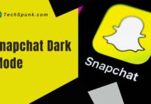 snapchat dark mode