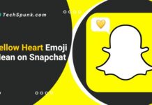 yellow heart emoji mean on snapchat