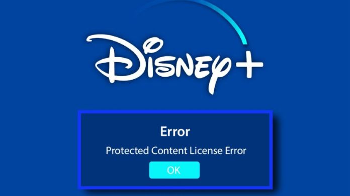 disney plus protected content license error