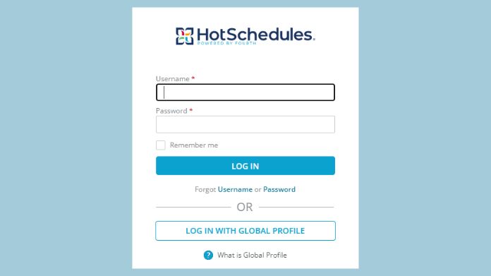 hotschedules login not working