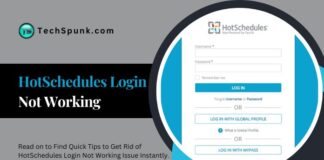 hotschedules login not working