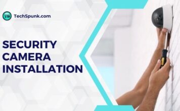 security camera installation