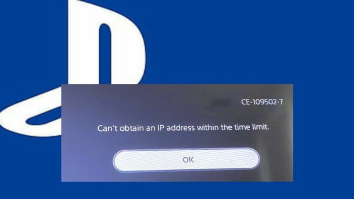 ps4 cannot obtain ip address within the time limit