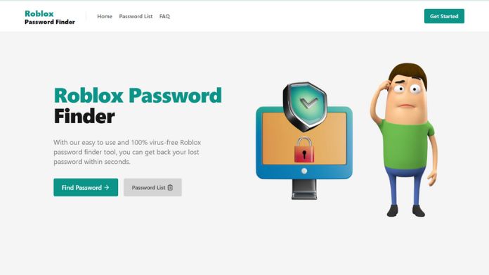 roblox password finder