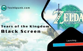 tears of the kingdom black screen