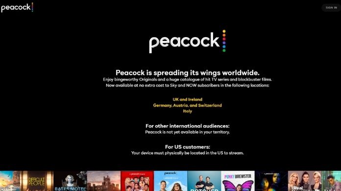 cancel peacock subscription