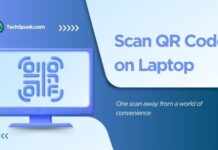 scan qr code on laptop