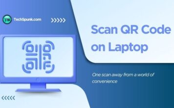 scan qr code on laptop