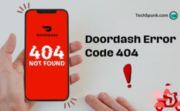 doordash error code 404