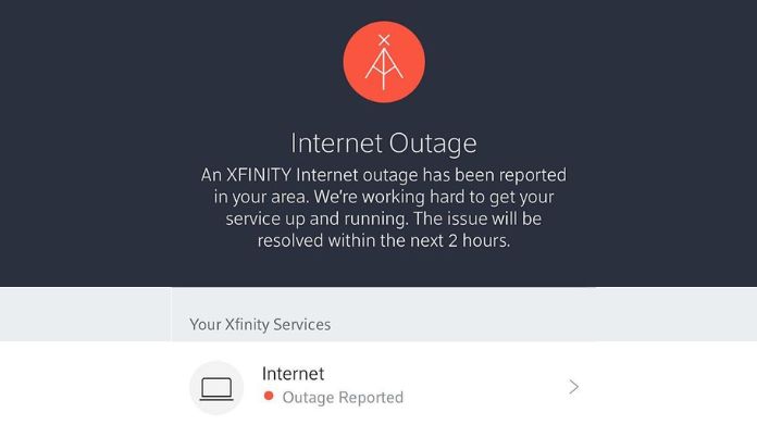 xfinity service down