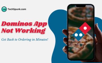 dominos app not working