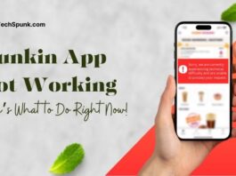 dunkin app not working