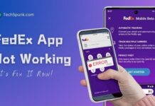 fedex app not working