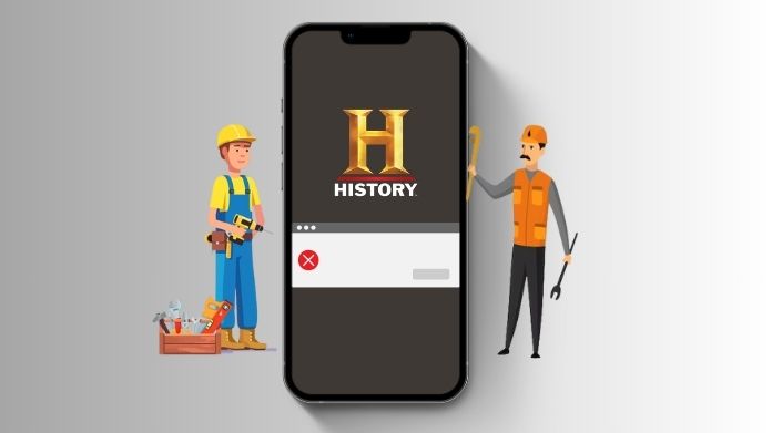 history channel app not working