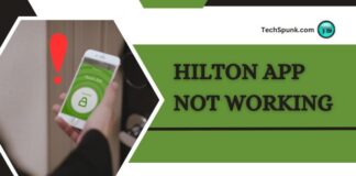 hilton app not working