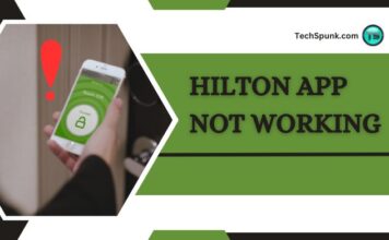 hilton app not working