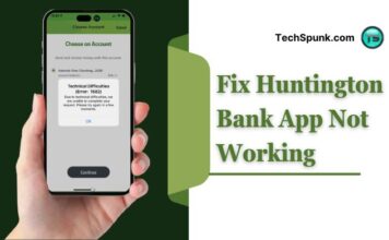 huntington bank app not working