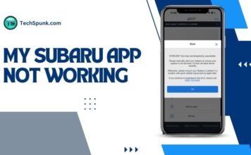 my subaru app not working