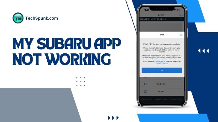 my subaru app not working