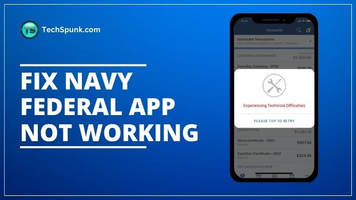 navy federal app not working